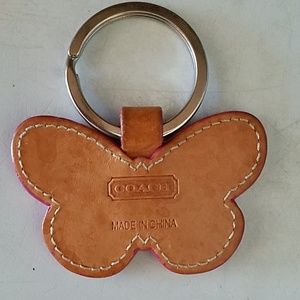 Coach Accessories - Coach leather butterfly key fob Coach Accessories - Coach leather butterfly key fob